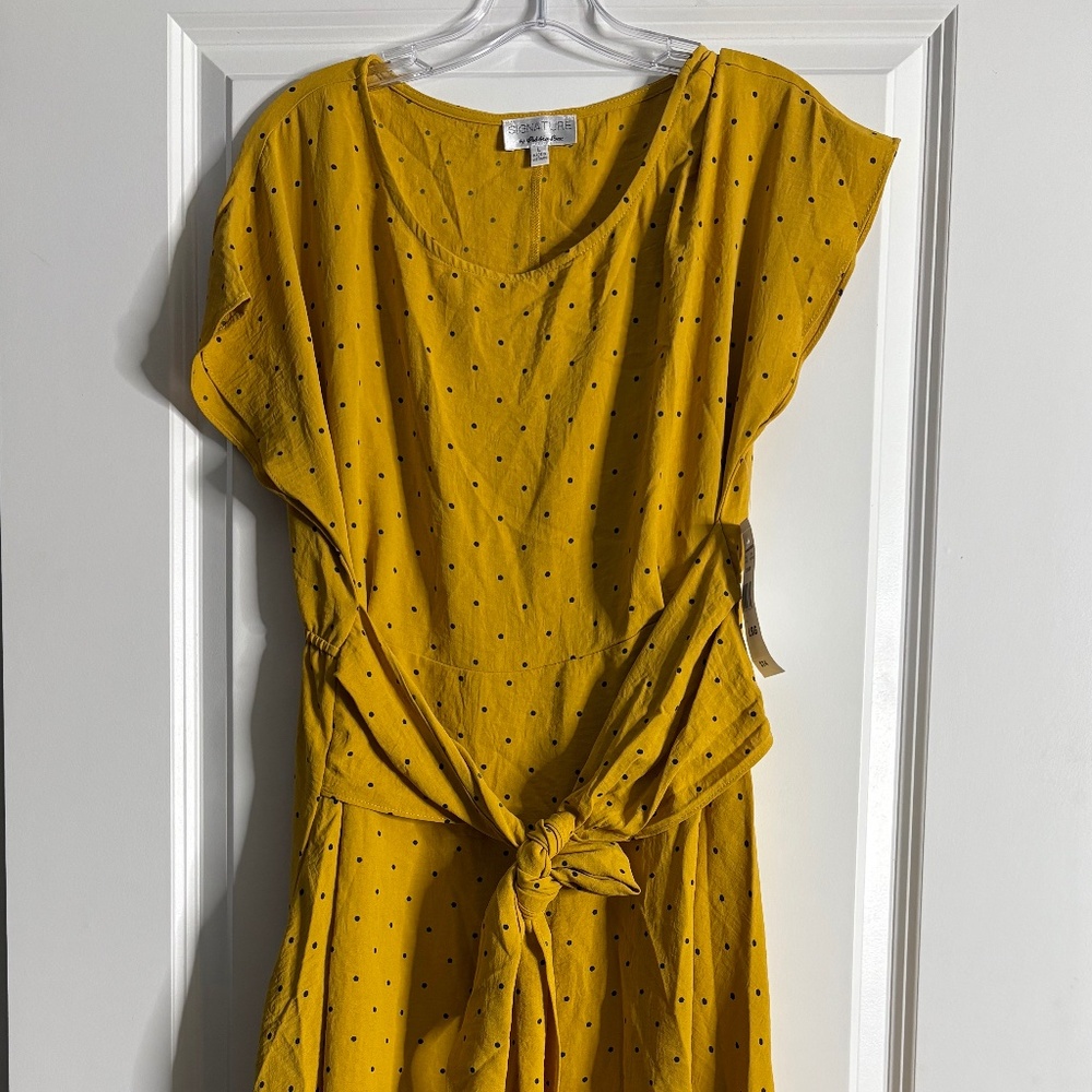 Signature by Robbie Bee Polka Dot Dress